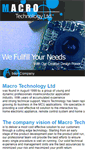 Mobile Screenshot of macro-technology.com